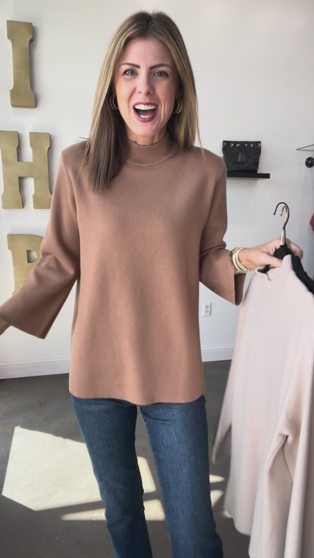 Classic Sweater - Camel