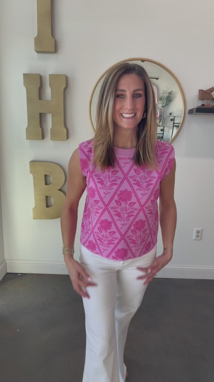 Textured Knit Top - Periwinkle