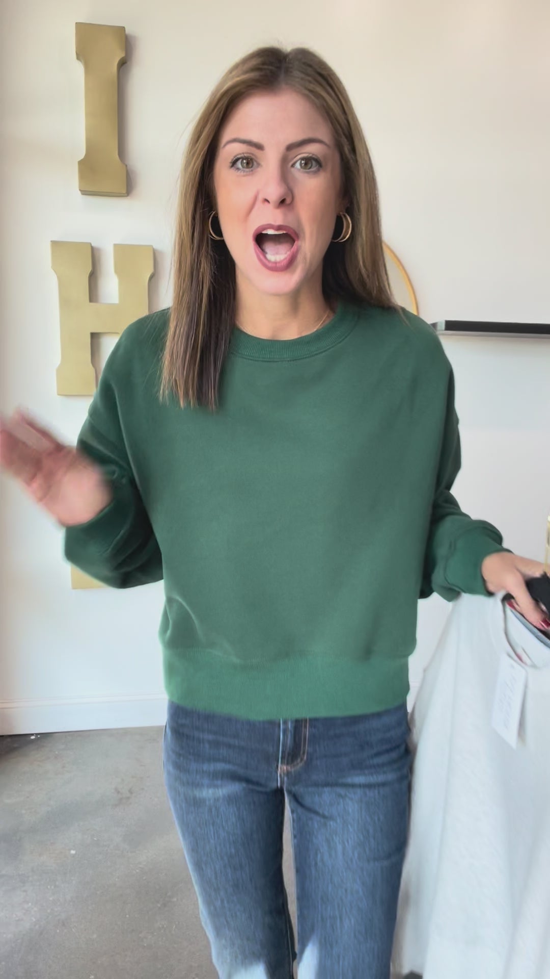 Oversized Sweatshirt - Mocha