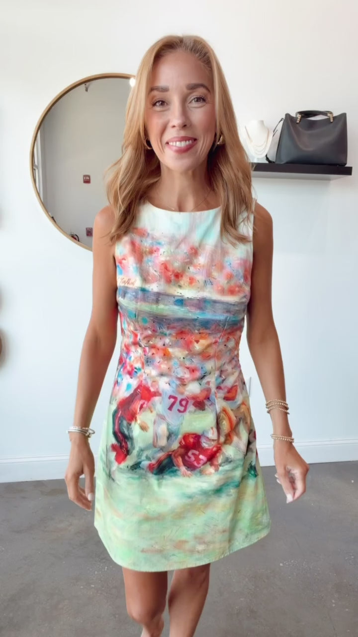 Watercolor Gameday Dress