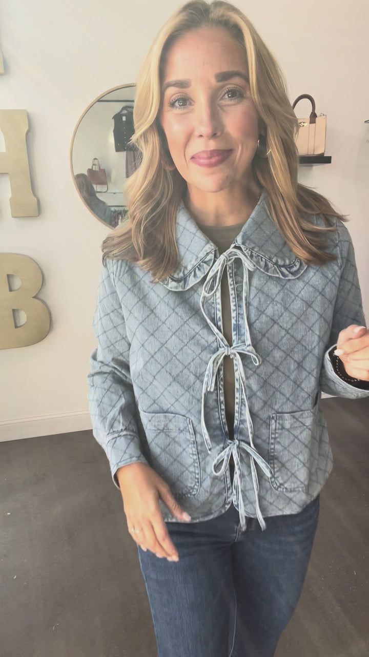 Denim Quilted Jacket