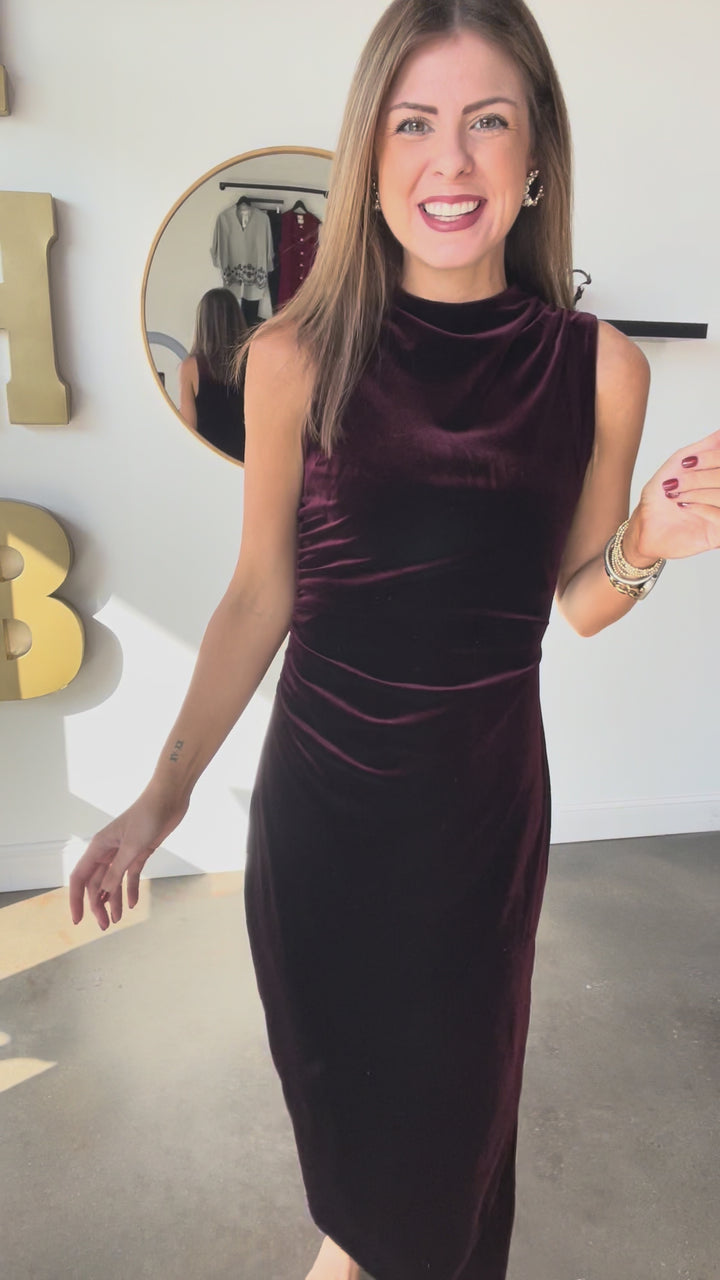 Steve Madden Mo Dress - Wine