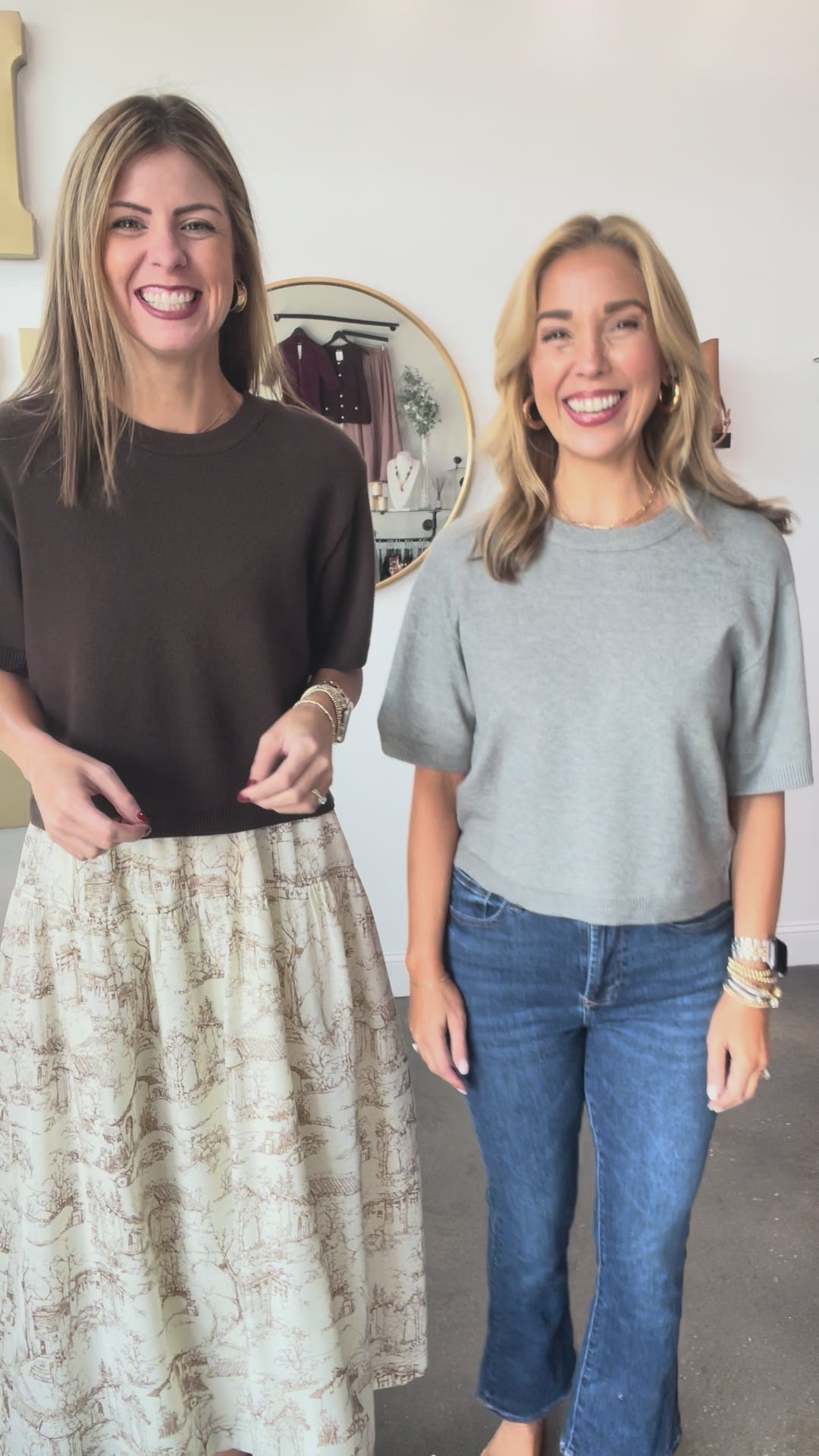 Steve Madden Kori Top - Gray