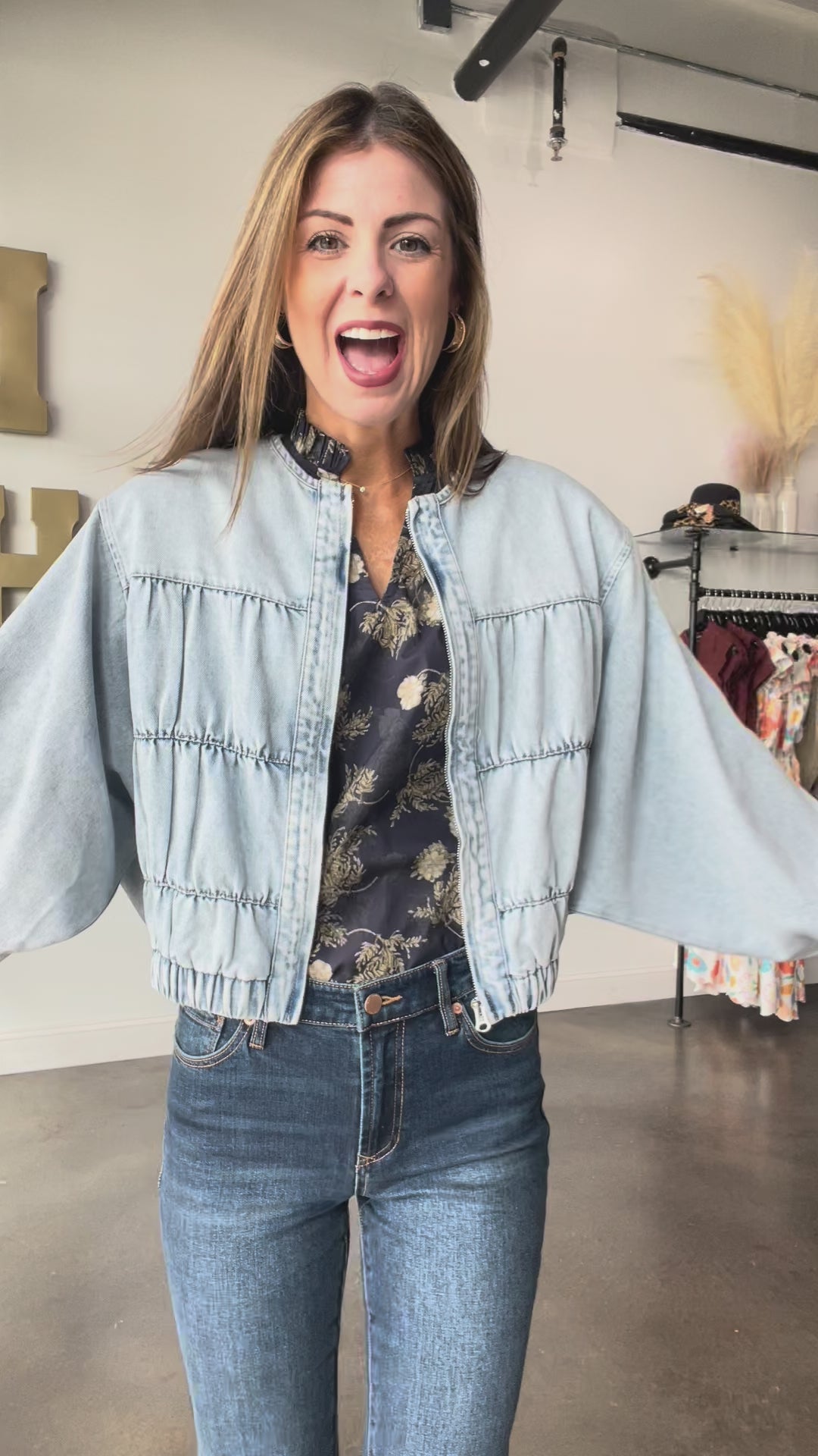 Denim Oversized Jacket