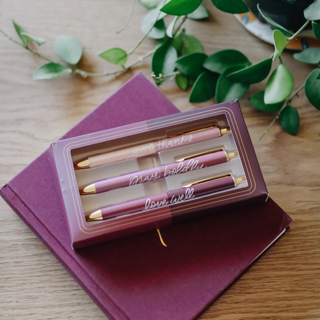 Rose Tone Pen Set