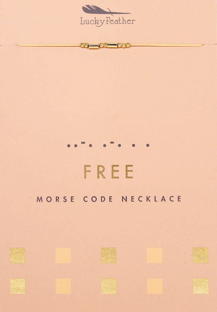 Morse Code Necklace - FREE