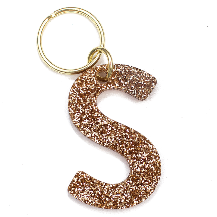 Glitter Keychain - LETTER