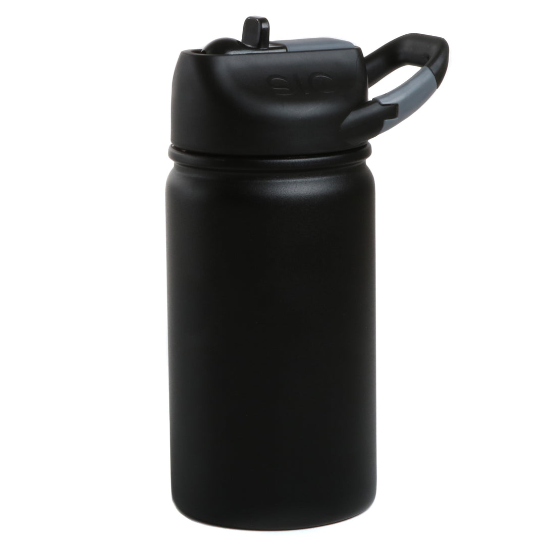 SIC 12 ounce Stainless Steel Kids Water Bottle - Tuff Black