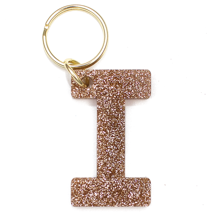 Glitter Keychain - LETTER