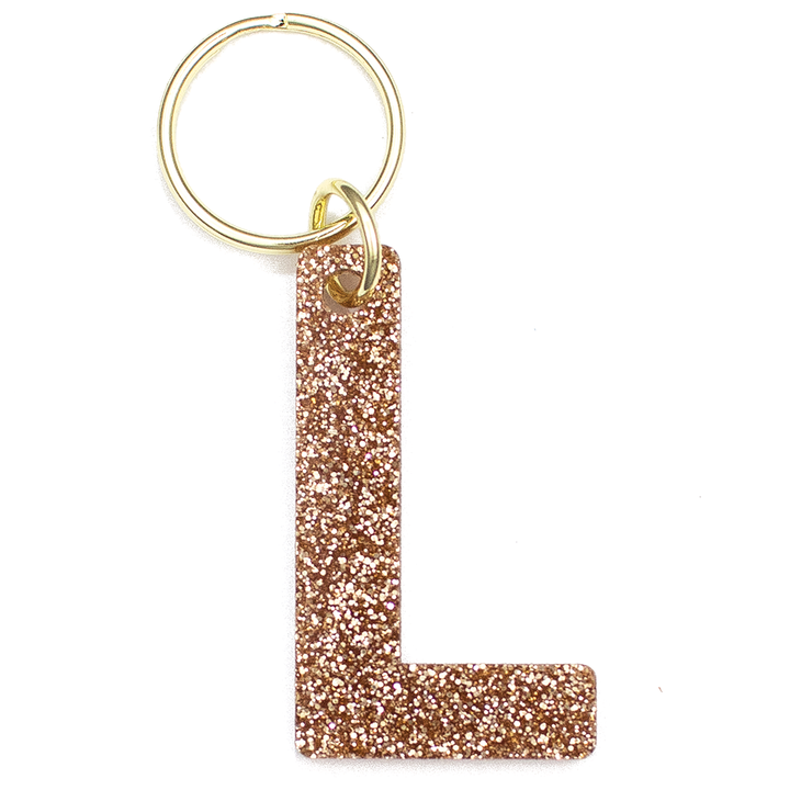 Glitter Keychain - LETTER