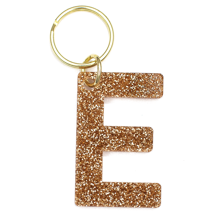 Glitter Keychain - LETTER