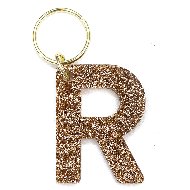 Glitter Keychain - LETTER